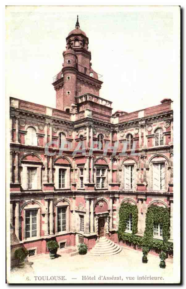 Toulouse — Hôtel d'Assézat, vue intérieure — éditeur non identifié, n° de série 6