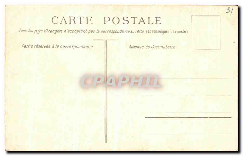 Toulouse — Hôtel d'Assézat, vue intérieure — éditeur non identifié, n° de série 6 — Verso