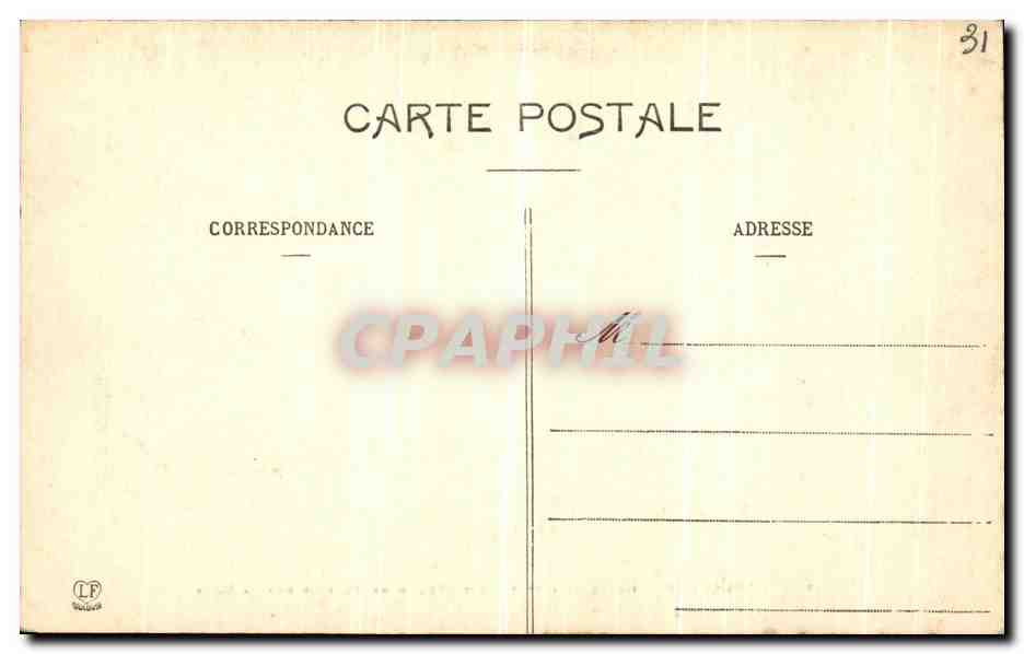 CPA Toulouse Hotel d Assezat une voute Du Passage Sur La cour  — Verso
