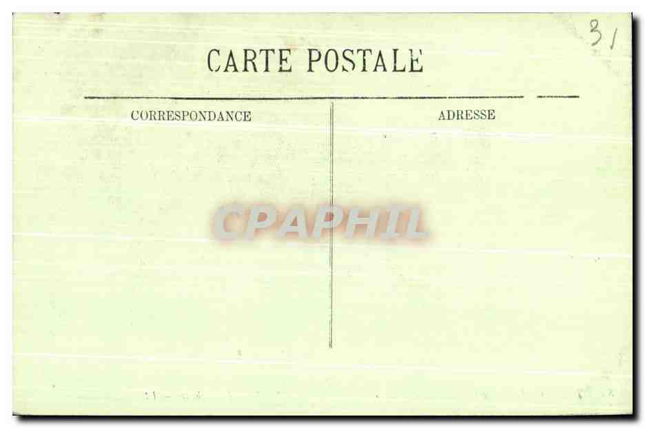 CPA Toulouse Le Couronnement de la Vierge Tympan du Porche de la Dalbade — Verso