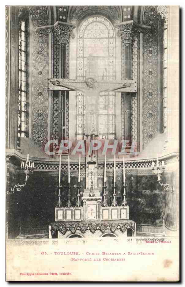 Toulouse - Christ en croix à Saint-Séverin (Rapporté des Croisades)