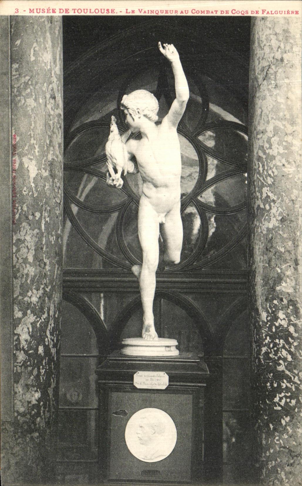 Musée de Toulouse - Le Vainqueur au Combat de Coqs de Falguière