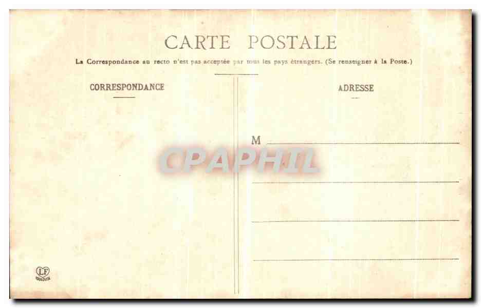CPA Musee de Toulouse La Diane de Falguieres — Verso