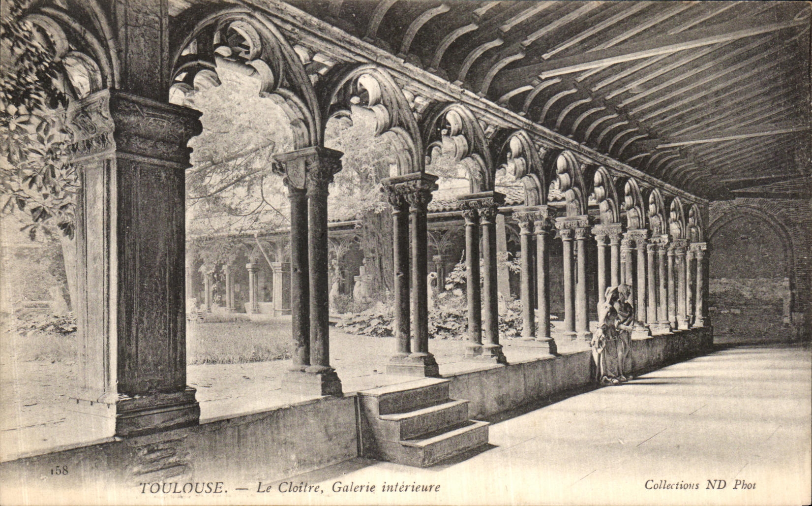 Toulouse — Le Cloître, Galerie intérieure — Collections ND Phot, n°158