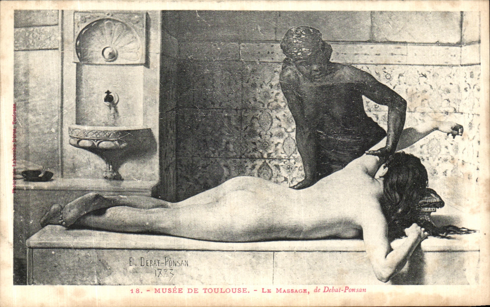 Le Massage — Musée de Toulouse — E. Depat-Ponsan, n°18