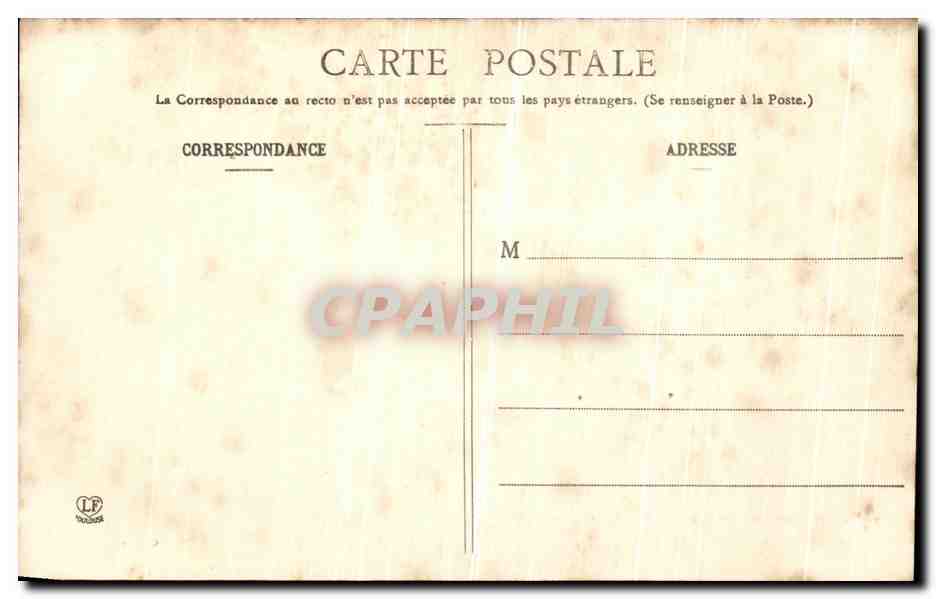 CPA Toulouse Cour De L Hotel De Pierre — Verso