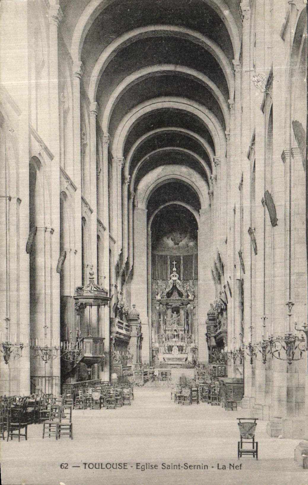Toulouse - Église Saint-Sernin - La Nef