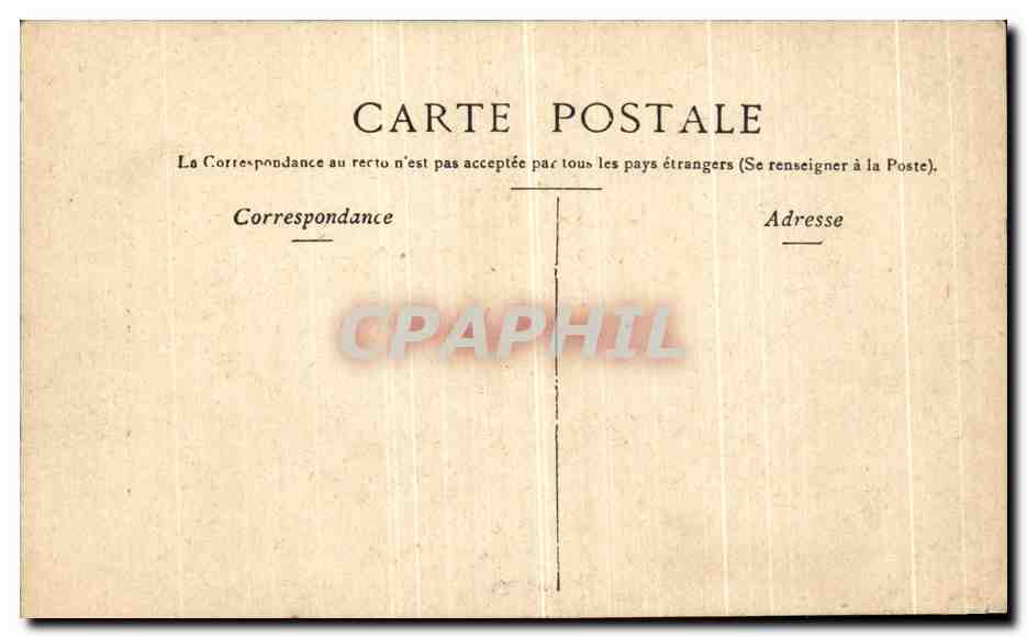 CPA Nevers Tour De La Cathedrale — Verso