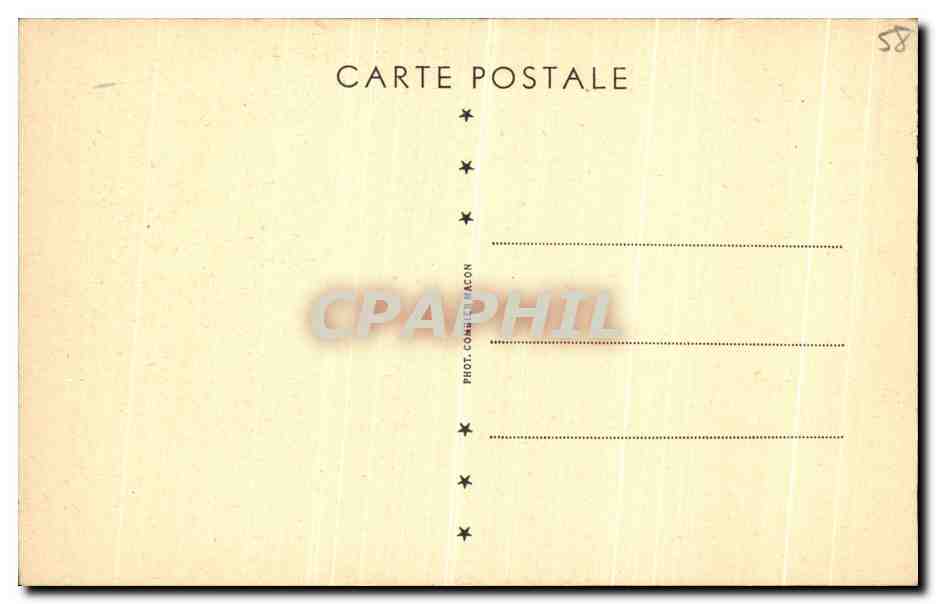 Nevers (Nièvre) — Maison à Echauguettes — Rue de la Loire, cathédrale au fond — Reverso