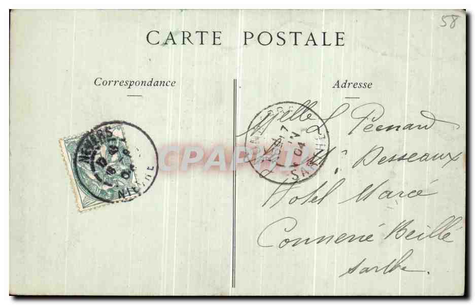 CPA Nevers L Abside de la Cathedrale Eglise Saint Cyr — Verso