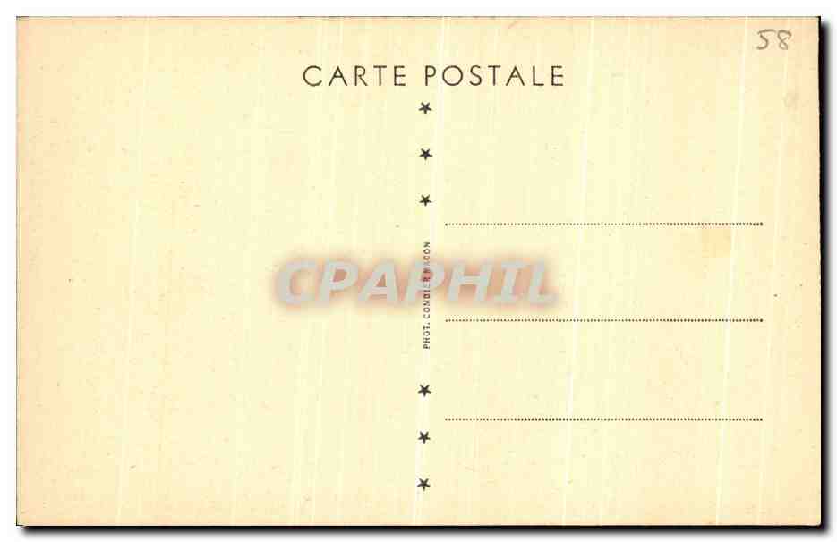 CPA Nevers L Eglise Saint Etienne — Verso