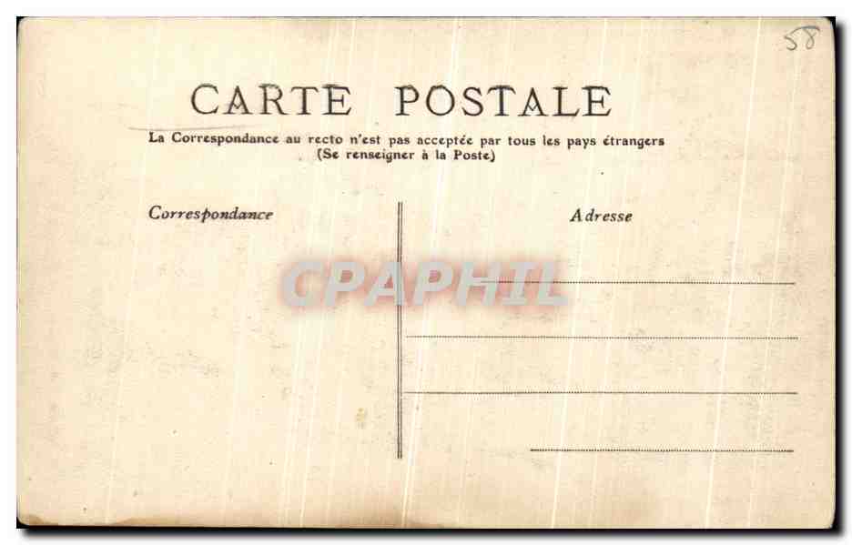CPA Nevers L Abside de la Cathedrale Saint Cyr — Verso