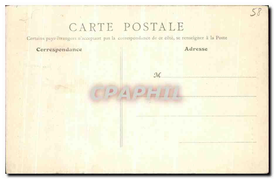 CPA Nevers Tour de la Cathedrale — Rückseite