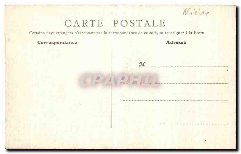 CPA Nevers Le Palais Ducal et le Jardin — Rückseite