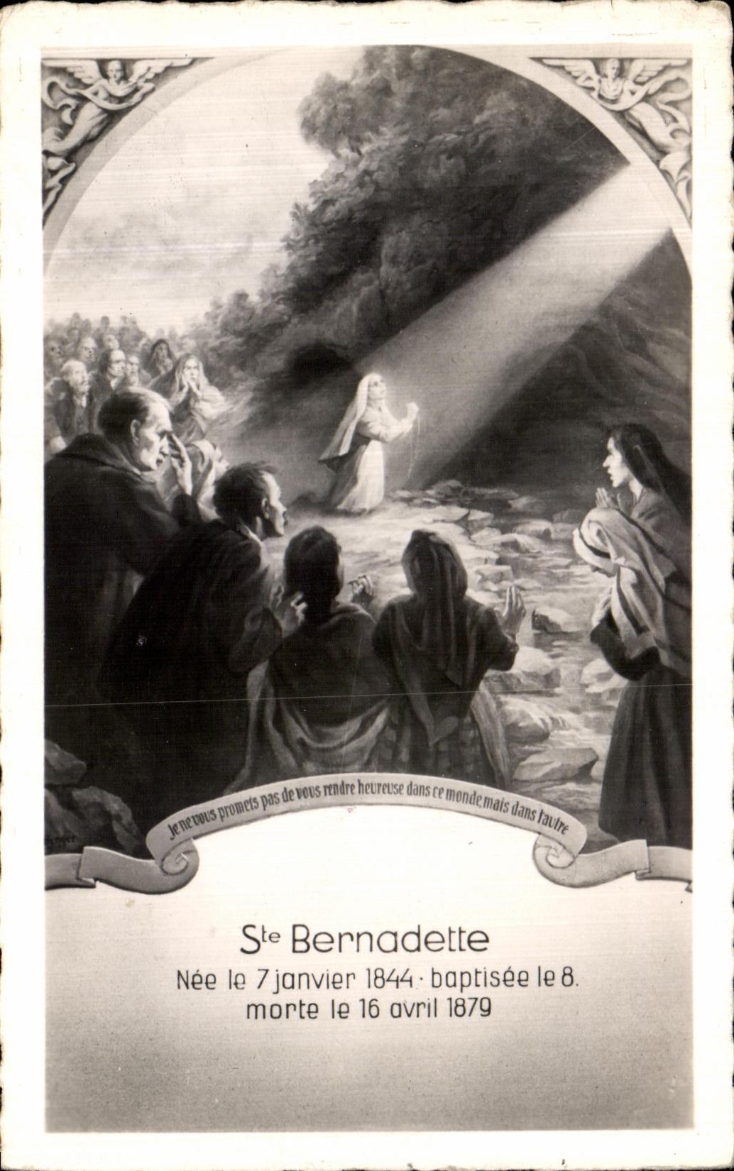 Sainte Bernadette — Apparition à Lourdes — Édition de la Paroisse