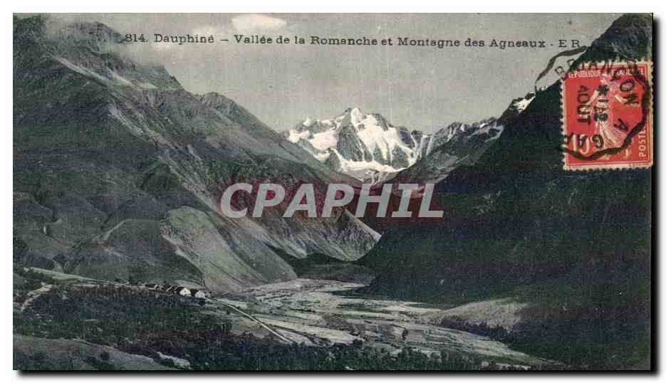 Dauphiné — Vallée de la Romanche et Montagne des Agneaux — Éditeur E.R. n°814