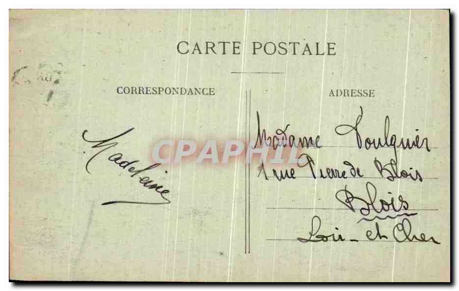 Dauphiné — Vallée de la Romanche et Montagne des Agneaux — Éditeur E.R. n°814 — Verso