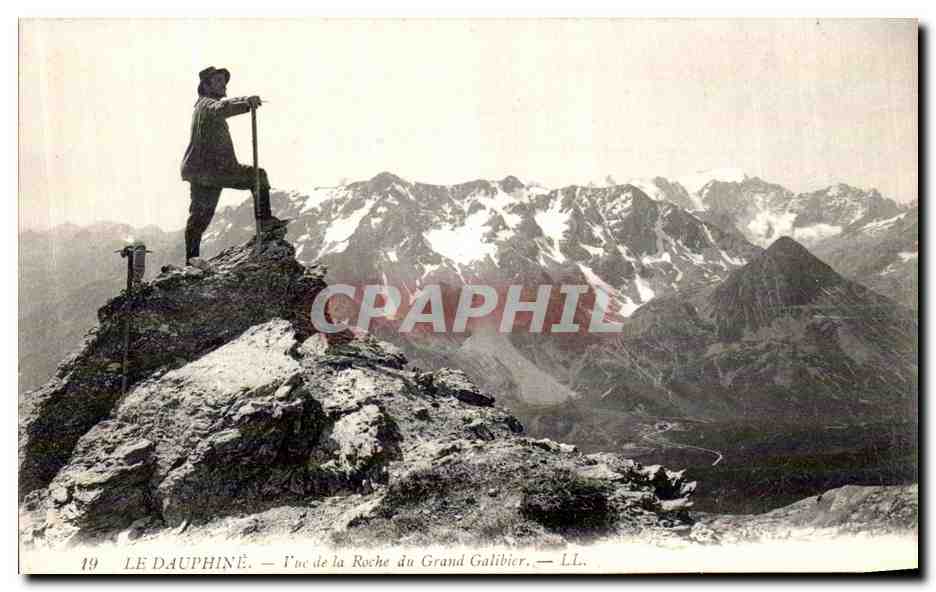 Le Dauphiné — Vue de la Roche du Grand Galibier — LL. — n°19