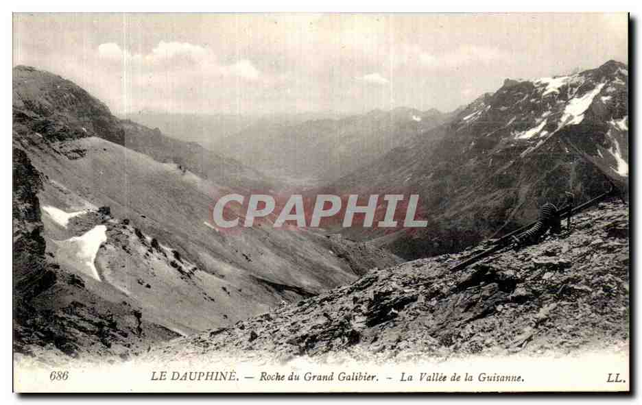 Le Dauphiné — Roche du Grand Galibier — Vallée de la Guisanne — CPAPHIL n°686