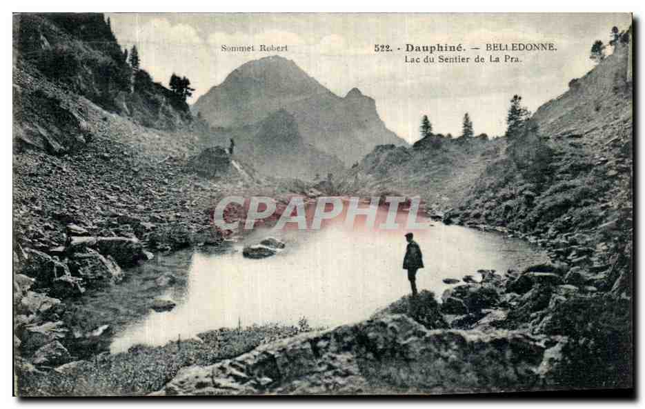 See des Sentier de La Pra — Dauphiné — BELLEDONNE — Gipfel Robert — n°522