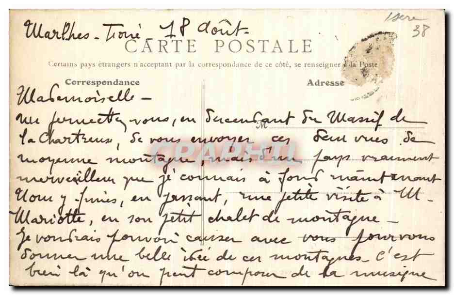 Graisisvaudan — Saint-Bernard du Touvet et l'Aup du Semit — C. Baffert, Grenoble, n°246 — Reverso