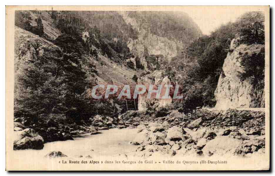 Gorges du Guil — Vallée du Queyras (Ht-Dauphiné) — La Route des Alpes