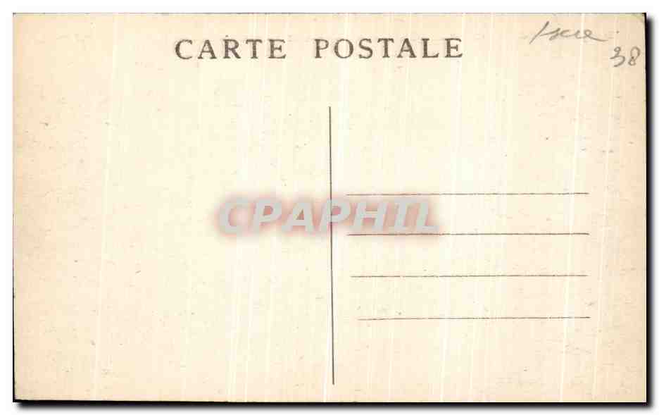 CPA Dauphine Corenc Vue Generale Le Masalf de Belledonne et des Sept Laux — Back