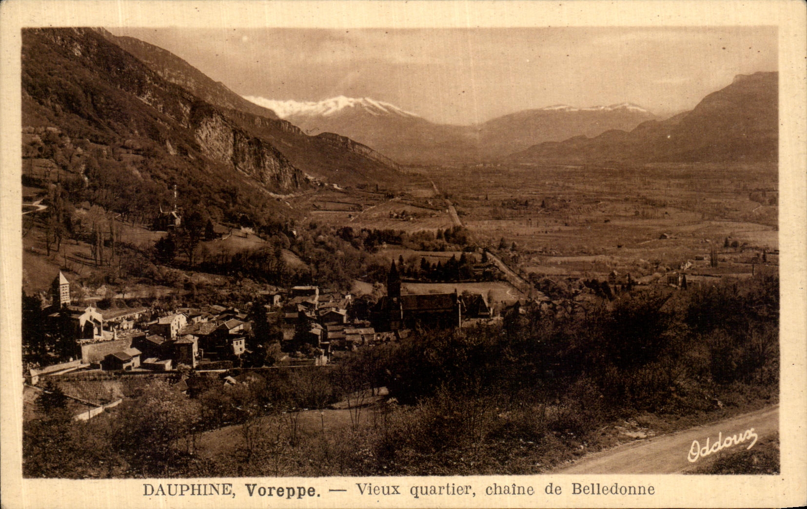 Dauphine, Voreppe — Altes Viertel, Belledonne-Kette