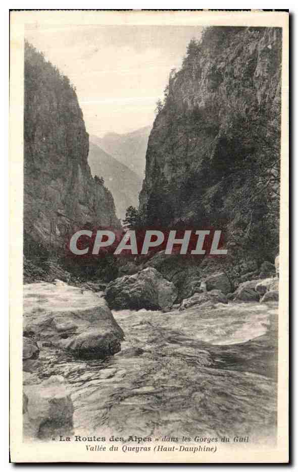Gorges du Guil — Vallée du Queyras (Haut-Dauphiné) — « Routes des Alpes »