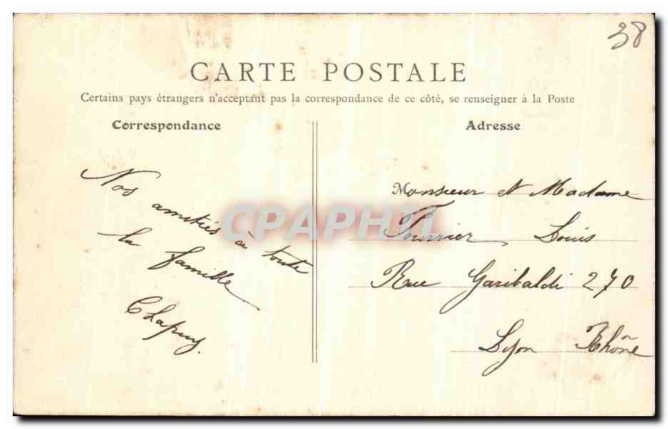 Meyzieux (Isère) - Place de l'Église - L'Église et l'entrée du Château — B. F., PARIS — Reverso