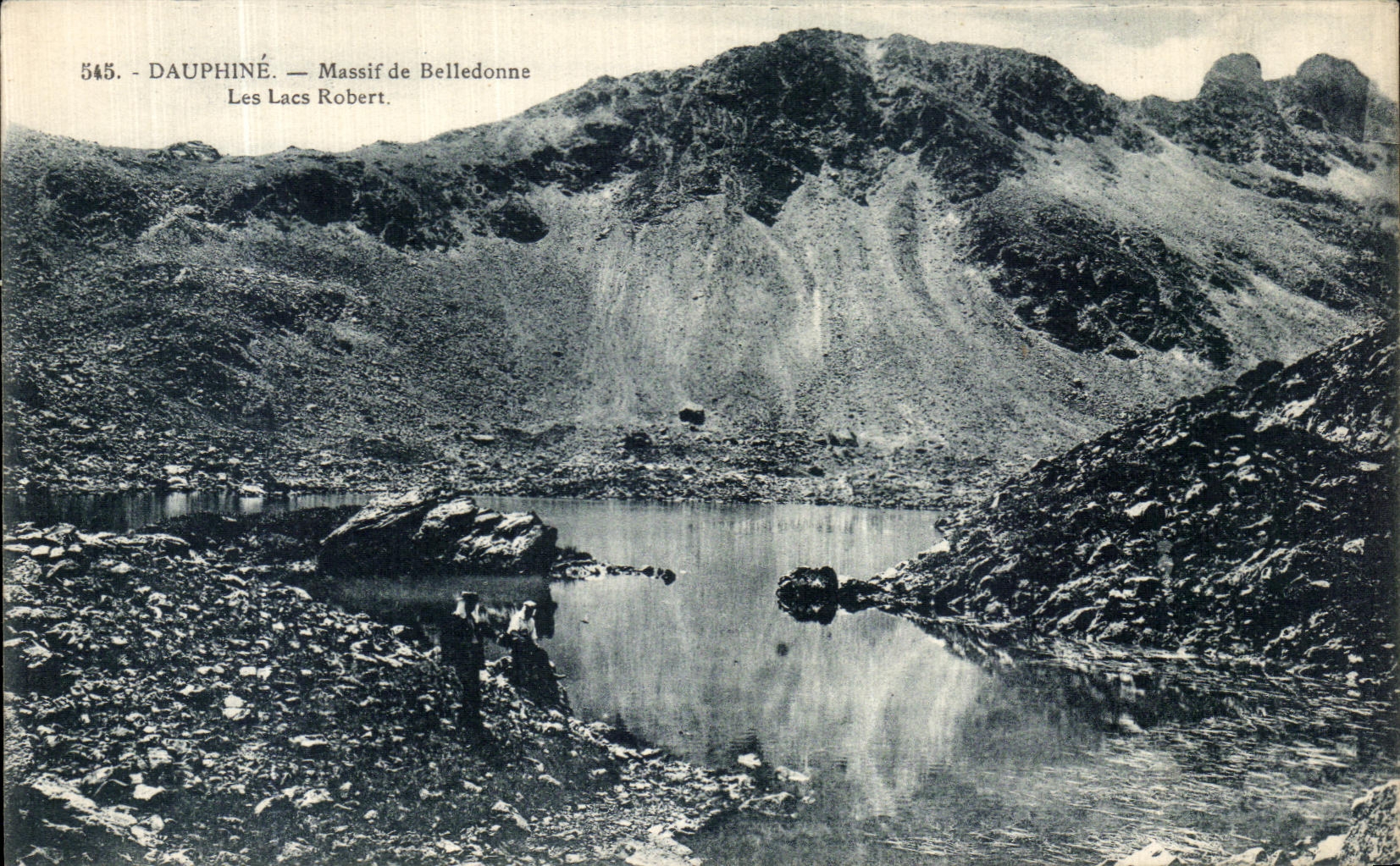 Les Lacs Robert — Massif de Belledonne — Dauphiné — Édition M. Bauret, Grenoble