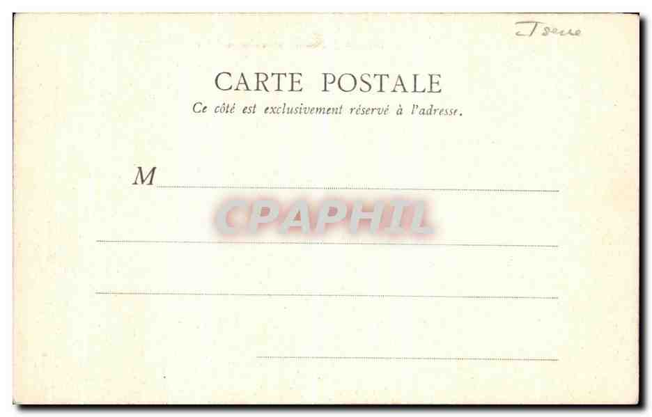 CPA Commelle Pavillon de la Reine Blanche — Rückseite