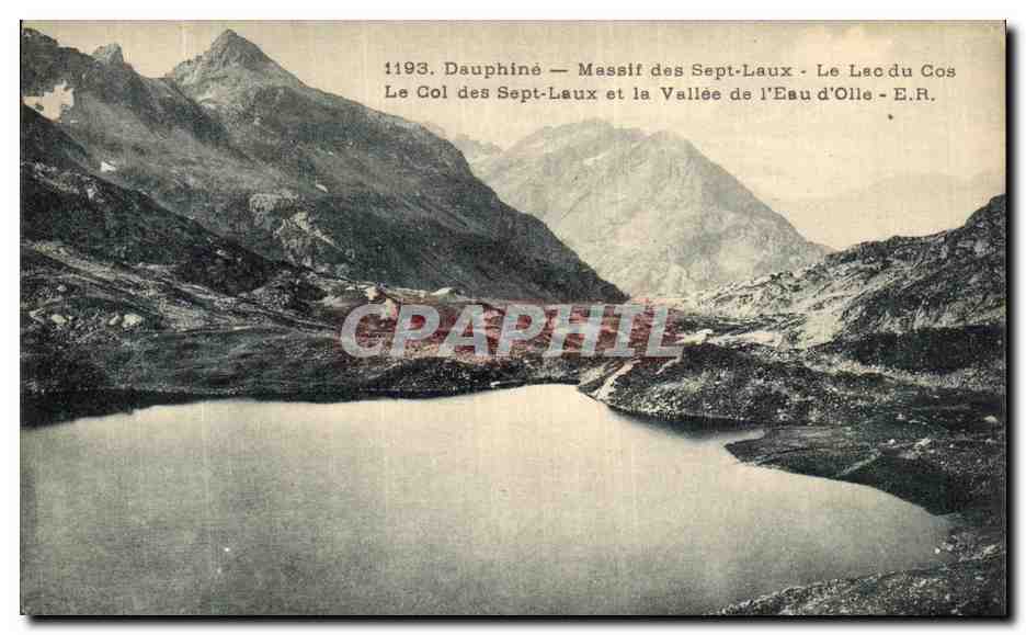 Dauphiné — Massif des Sept-Laux — Le Lac du Cos — E.R.