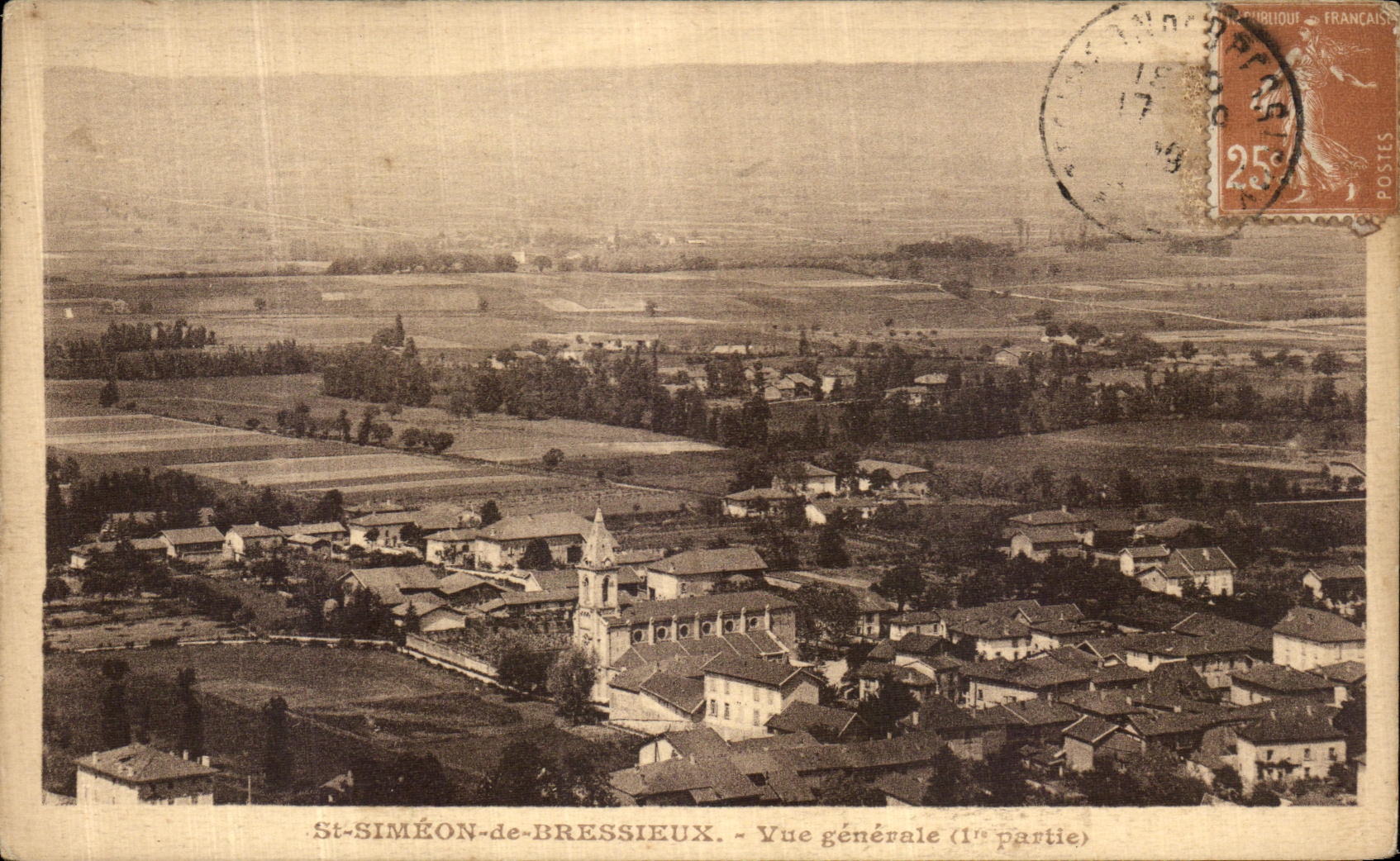 St-Siméon-de-Bressieux — Vue générale (1ère partie) — éditeur non visible