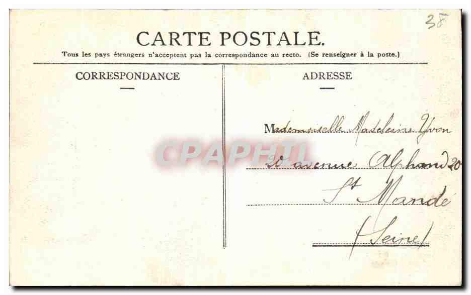 Sonnenaufgang über die Isère — Courtoin Edr, Grenoble — Berthiez — Rückseite