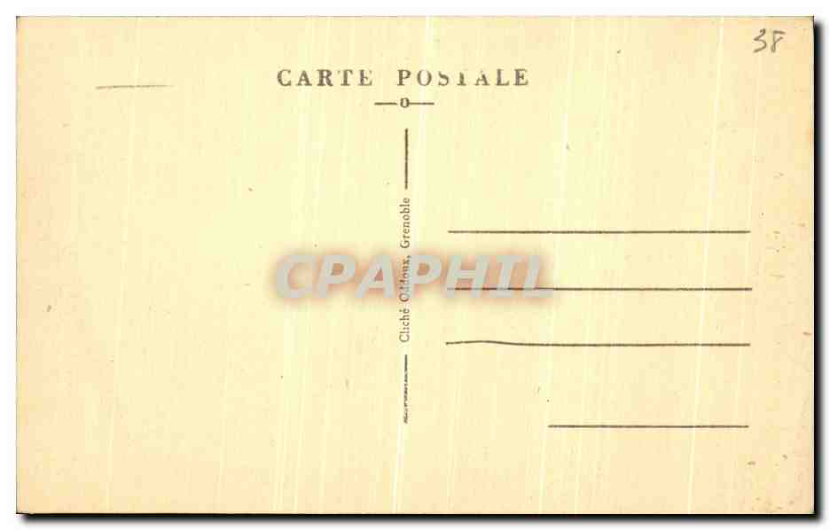 CPA Lans Champfleuri La Salle a manger — Verso