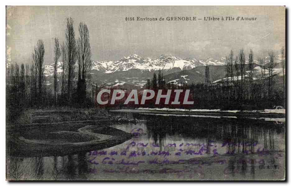 CPA Environs de Grenoble L isere a I lle d Amour