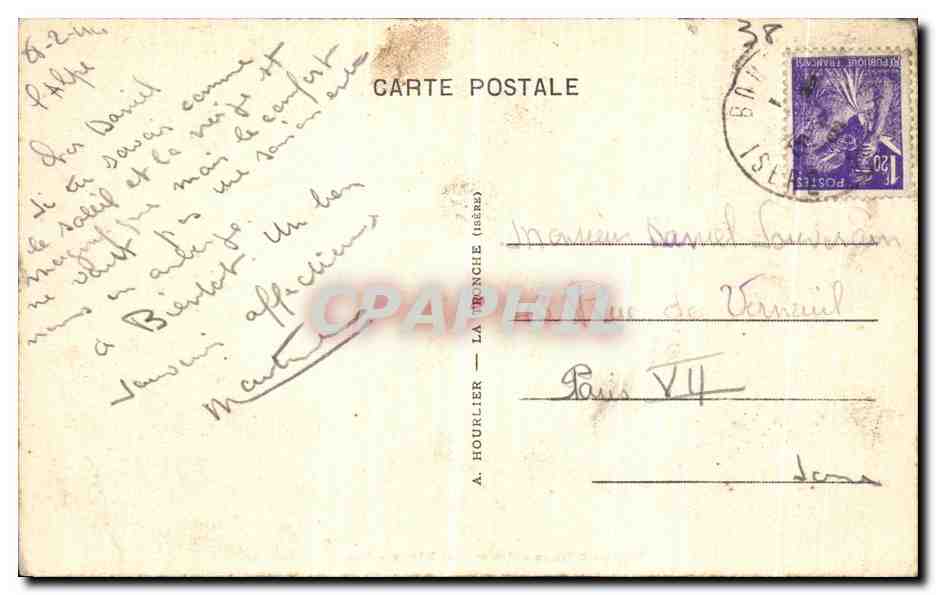 CPA L Alpe d Huez en hiver Vue sur le Taillefer — Reverso