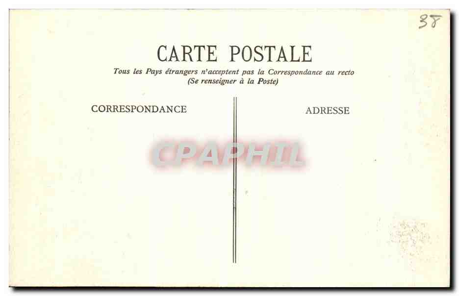Dauphiné - Laffrey - Le Lac Mort - E.R. - n°1319 — Achterkant