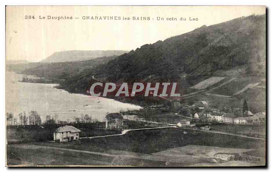 CPA La Dauphine Charavines les Bains Un coin du Lac