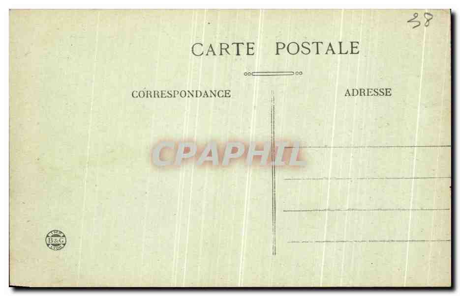 CPA Dauphine Ligne de la Mure passage de la Rivoire sur le Drac et le Mont Aiguille — Rückseite