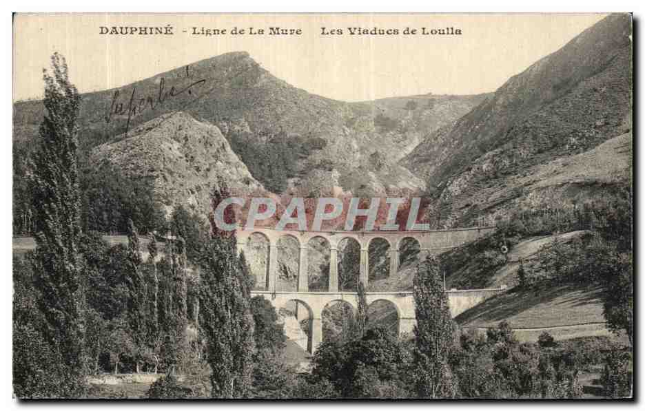 Dauphiné - Ligne de La Mure - Les Viaducs de Loulla