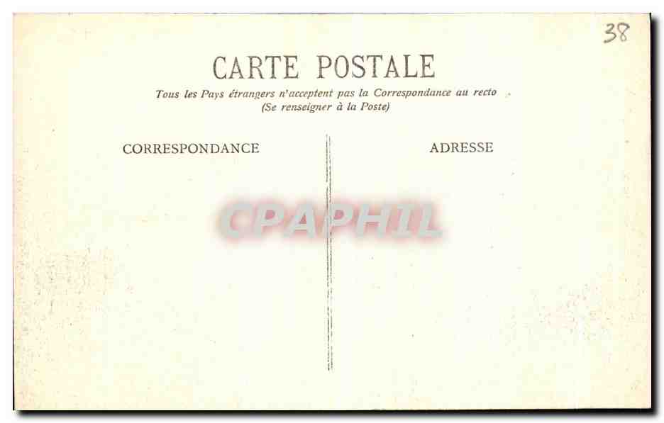 Dauphiné - De la Mure à Vizille - Les Lacs Laffray et l'Obiou (2793 m.) - E.R. — Rückseite