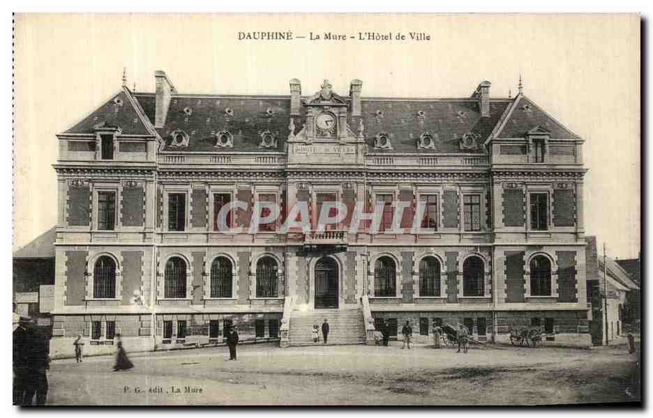 La Mure — L'Hôtel de Ville — P.G. édit. La Mure