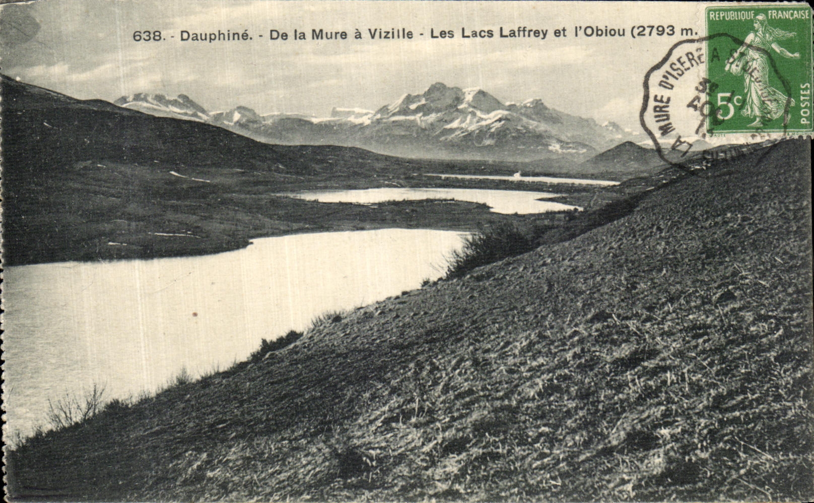 Dauphiné - De la Mure à Vizille - Les Lacs Laffrey et l'Obiou (2793 m) - n°638