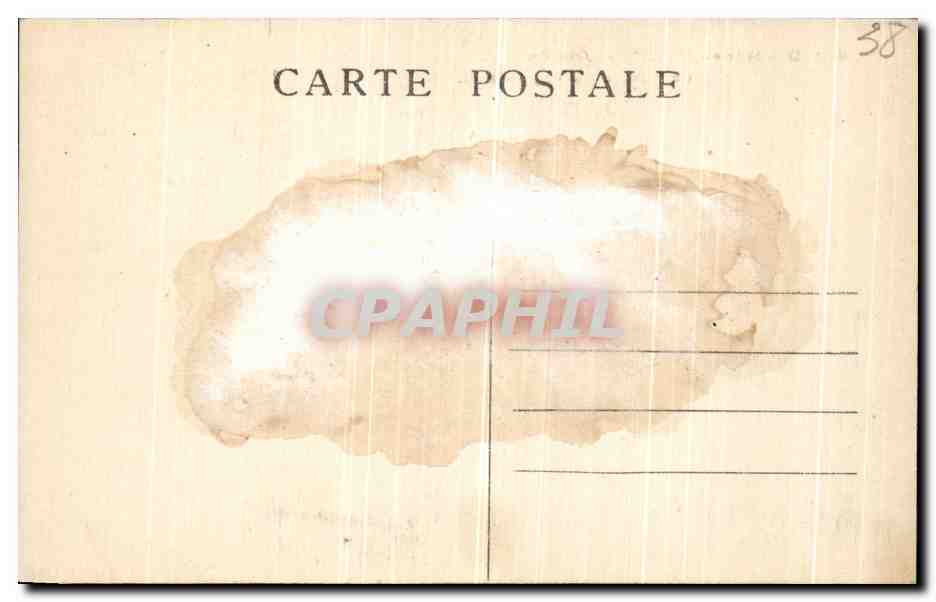 CPA Dauphine Massif de l Oisans Costumes du Pays Folklore  — Verso