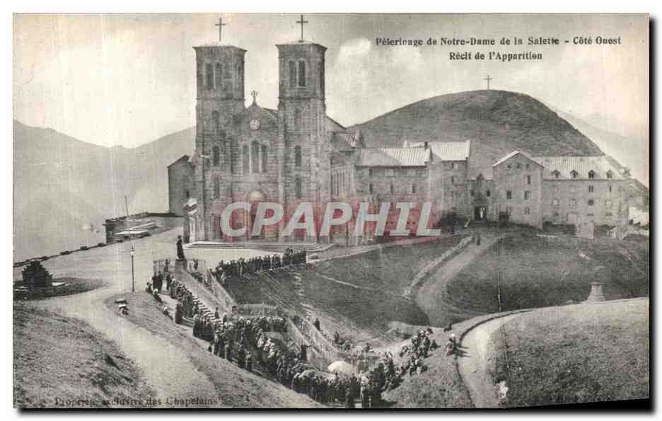 Pélerinage de Notre-Dame de la Salette - Côté Ouest - Récit de l'Apparition