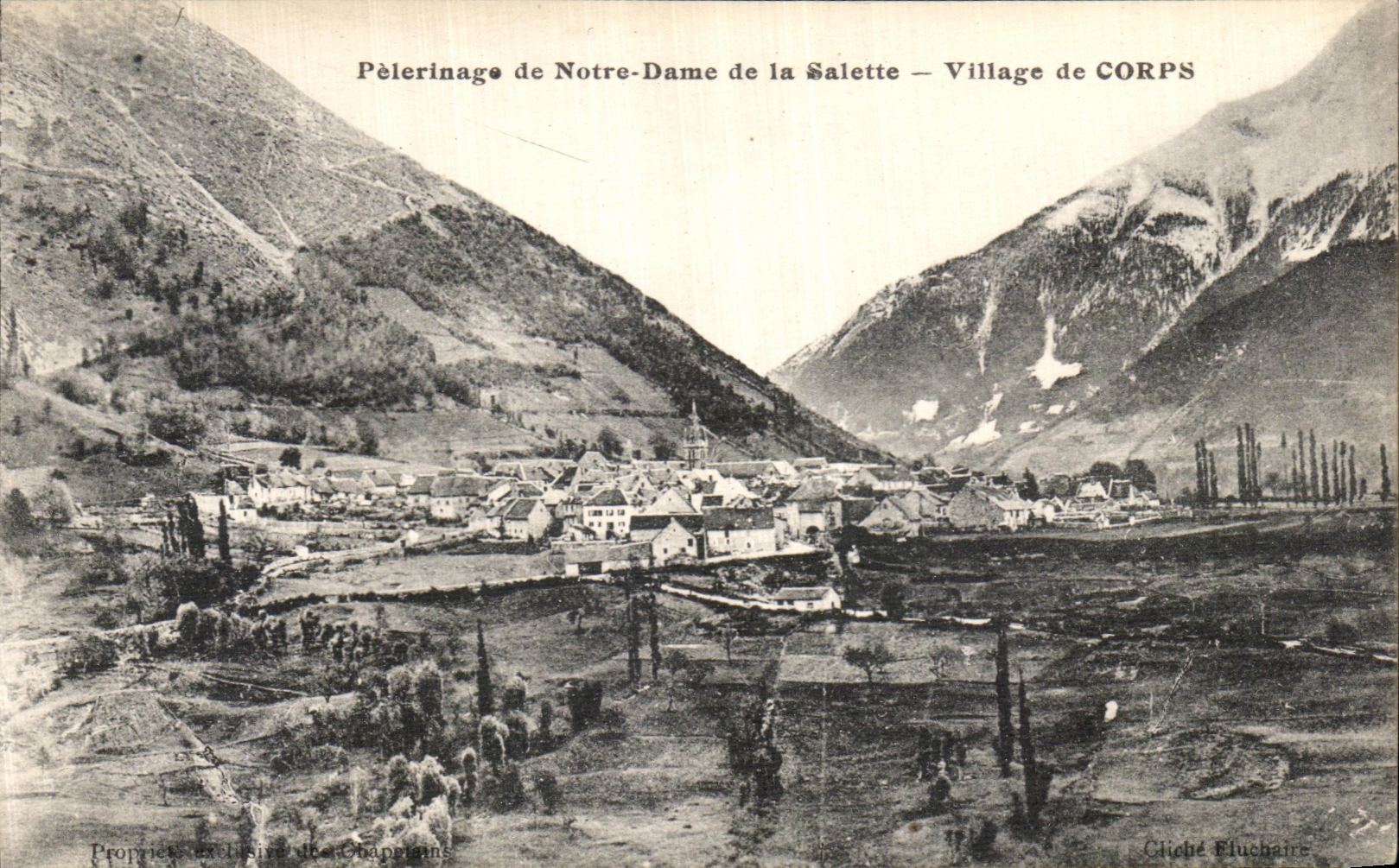Pèlerinage de Notre-Dame de la Salette — Village de CORPS — Gliché Fluchaire
