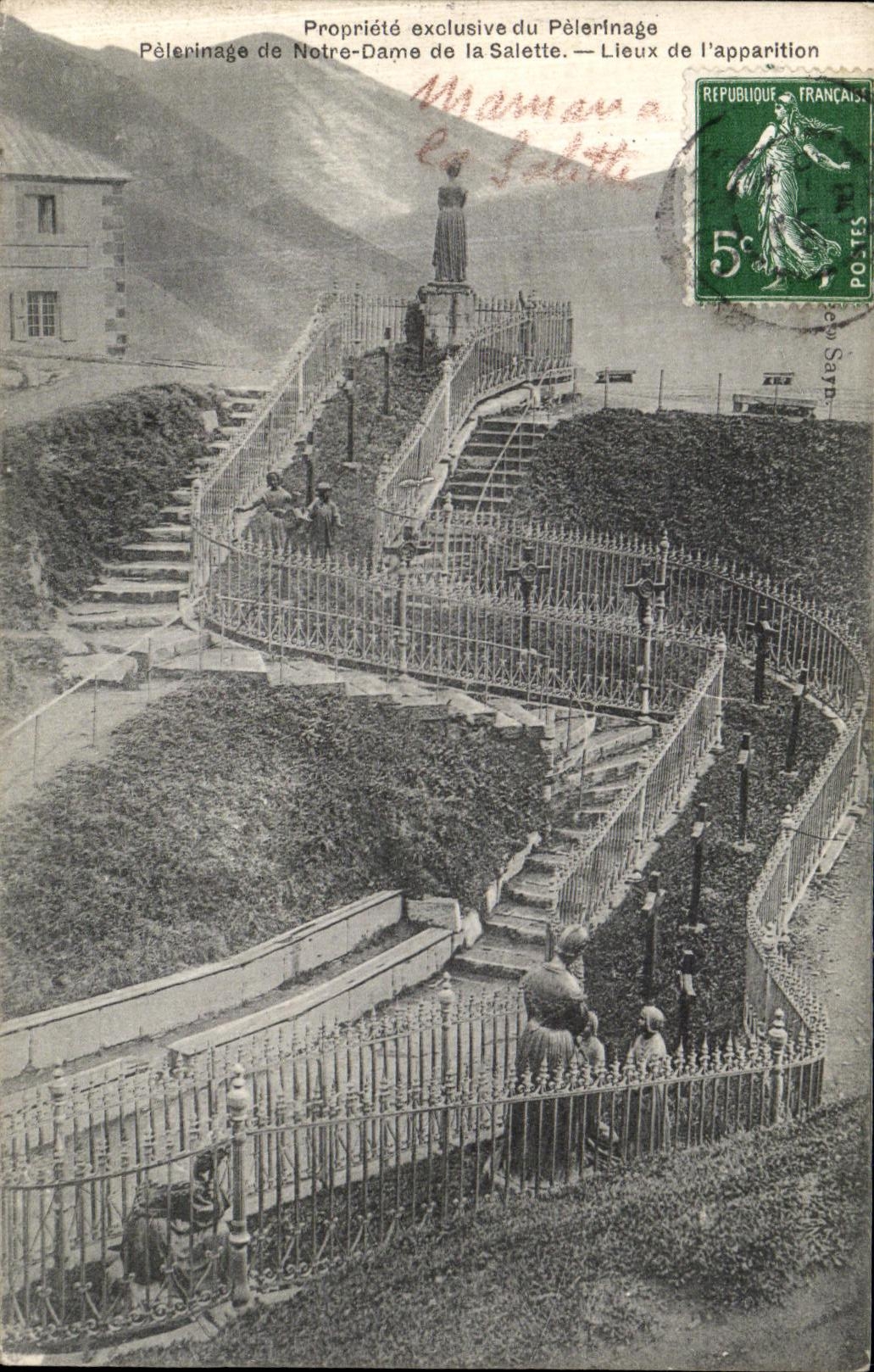 Pèlerinage de Notre-Dame de La Salette — Lieux de l'apparition — Éditeur non identifié