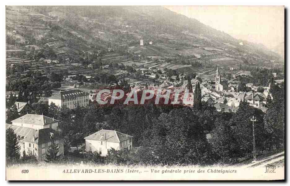 Allevard-les-Bains (Isère) — Vue générale prise des Châtaigniers — Jhot